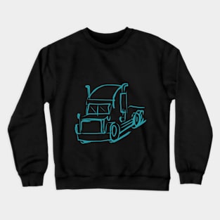 Truck. Car.Transport. Cute drawing. Doodle Crewneck Sweatshirt